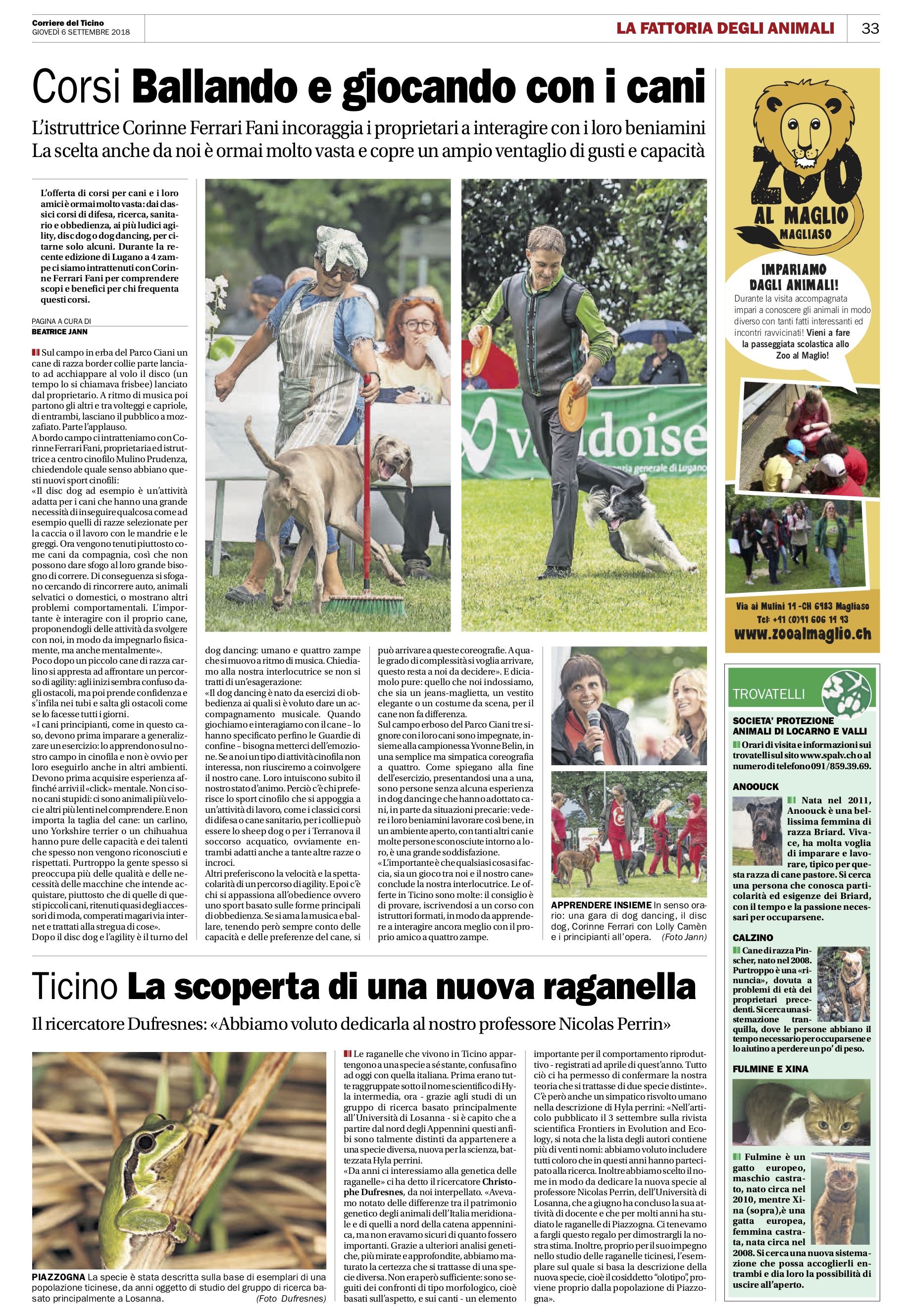 articolo corriere del ticino su mulino prudenza